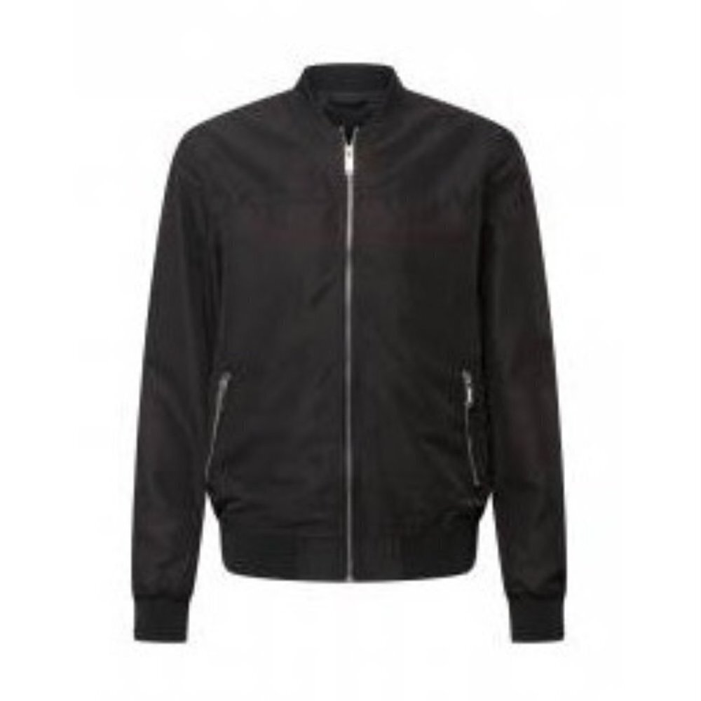 River Island Women's Black Transition Full Zip Bomber Jacket - L